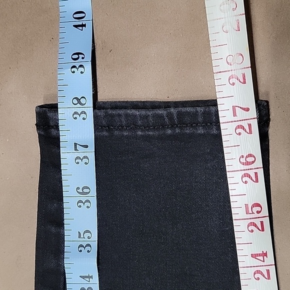 Forever 21 Size 26 or 28 Washed Black Jeans, Skinny Leg, High Waist. EUC. - Picture 6 of 10